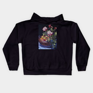 Redgum fruit bowl & roses Kids Hoodie